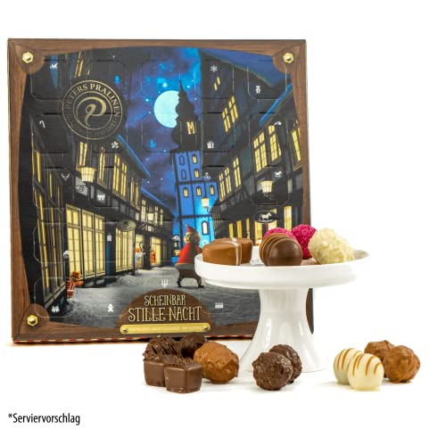 Adventskalender Schokolade Peters mit verschiedenen Sorten und AR-Funktion