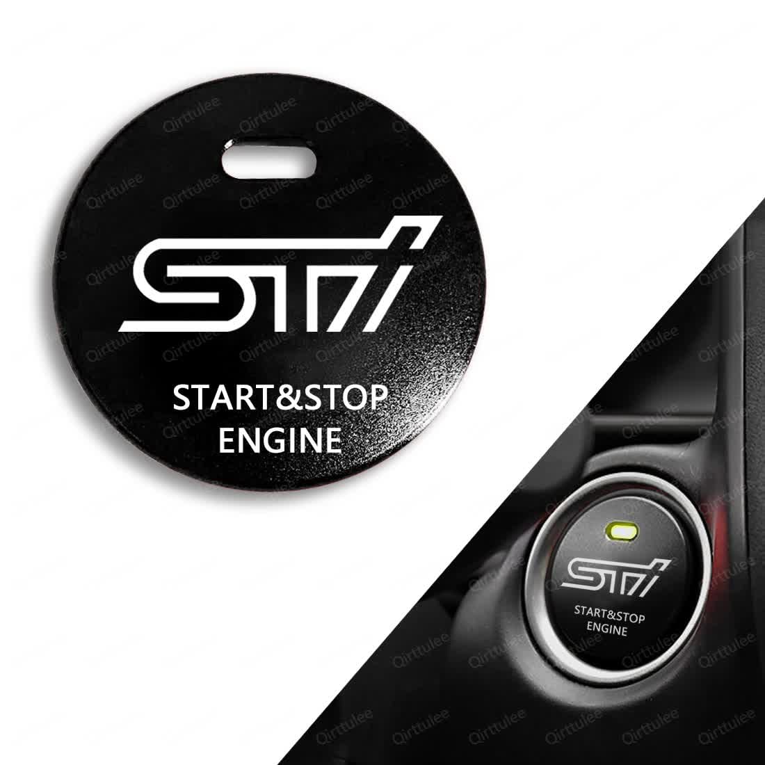 SUBARU スバル純正　STI プッシュエンジンスイッチ　エンジンスタート フォレスター STIプッシュエンジンスイッチ「スバル純正用品