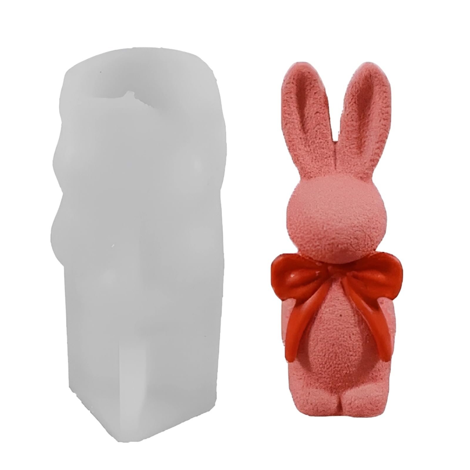 OSNIYAW Silicone Mould, Food Safe, Removable Design for DIY Soap, Chocolate, Reusable Christmas Decoration, Christmas Crafts, Rabbit Silicone Mould