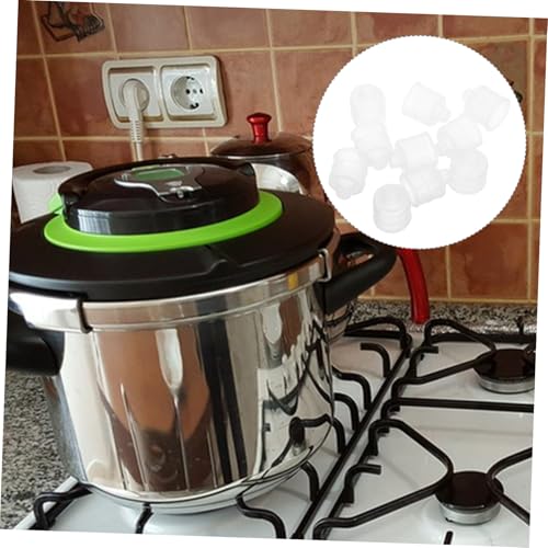 DOITOOL 10 piezas de juntas de silicona para ollas a presión, anillos de sellado para cocinas eléctricas, piezas de repuesto fáciles de instalar, rendimiento óptimo de sellado, compatibles con ollas a presión miniatura 7