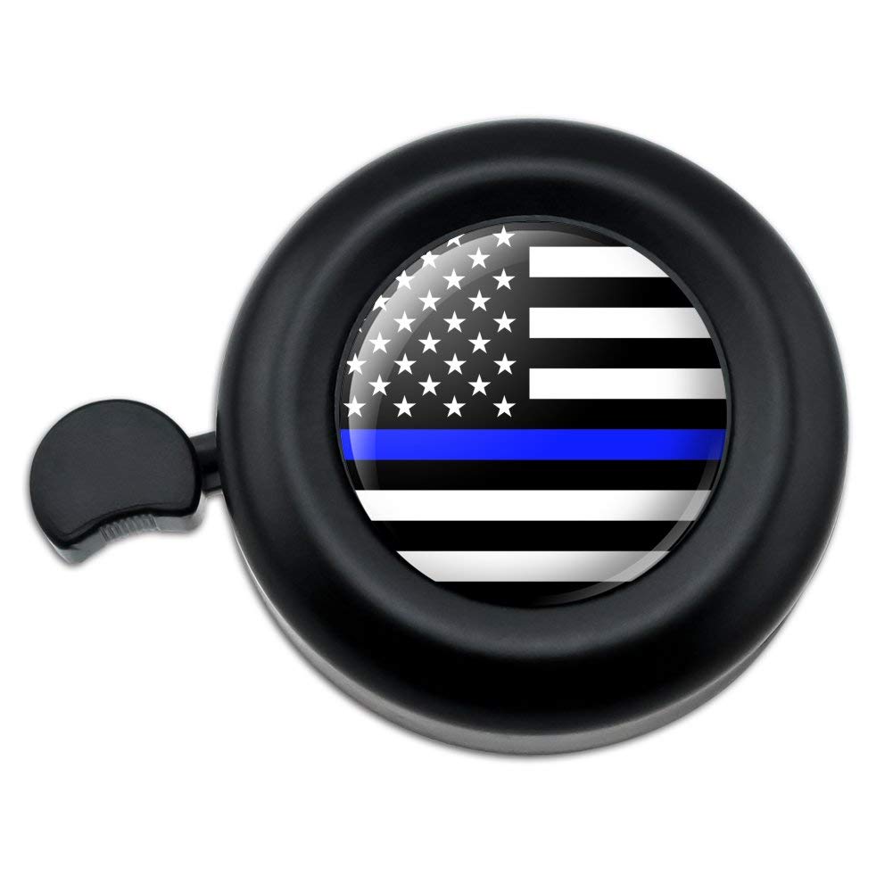 GRAPHICS & MORE Thin Blue Line American Flag Bicycle Handlebar Bike Bell