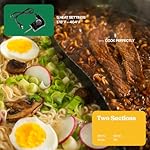 Hot Pot Electric - Portable Electric Hot Pot Cooker - Hot Pot Electric with Divider - Chinese Hot Pot, Shabu Shabu Hot Pot - Versatile Hot Pot Cookware - Hot Pot by Rolka - Image 4