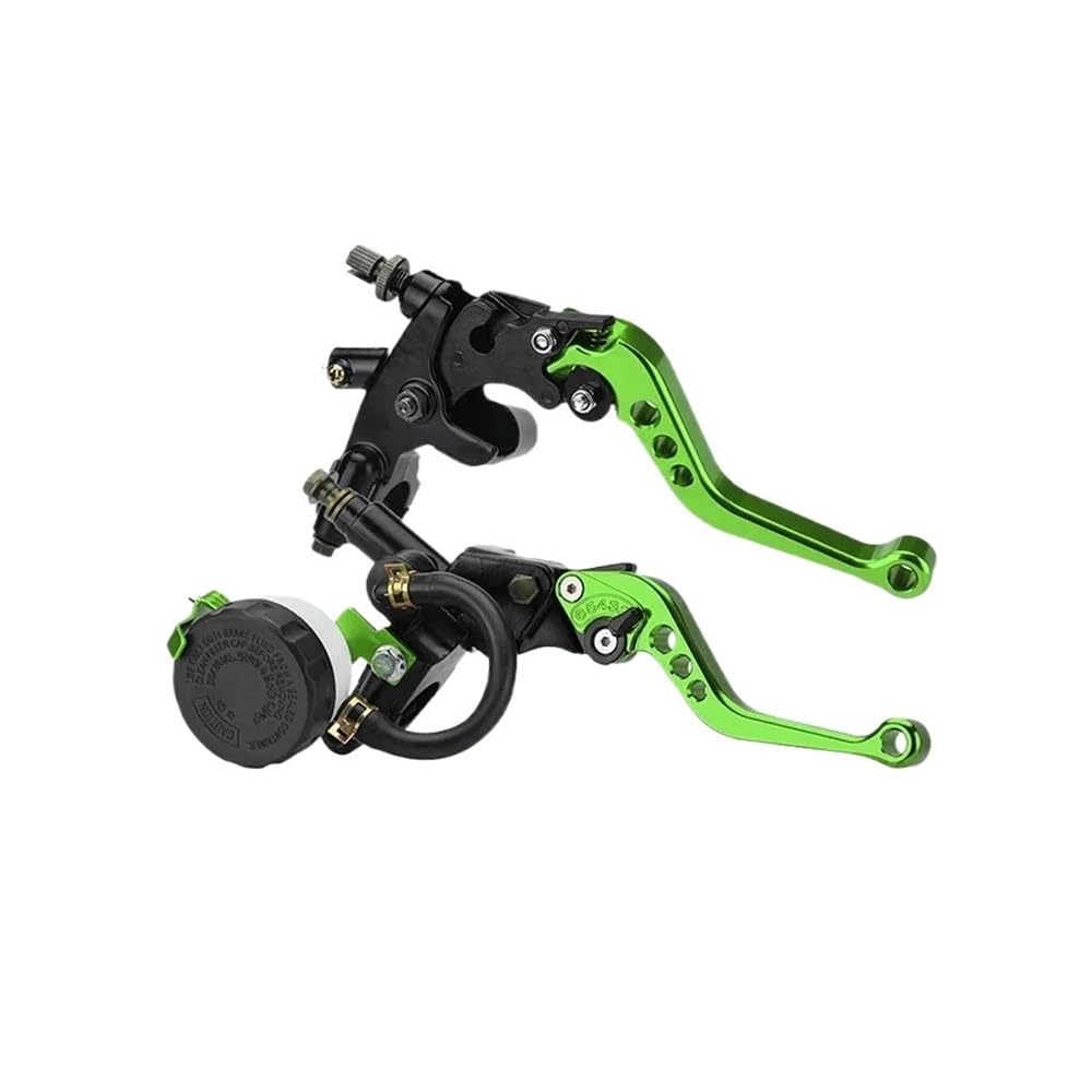 XPGHYIU Brake Clutch Levers Universal CNC Motorcycle Adjustable Clutch Brake Master Cylinder Reservoir Levers Kit 7/8" 22mm Handlebar