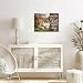 Tiger and Lamb Canvas Wall Art Religion Christian Bible Pictures Vintage Animal Painting Retro Tiger & Lamb Poster Modern Prints Framed Artwork for Bedroom Bathroom Dining Room Living Room Home Office 12"x16"