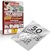 XFasten Self-Adhesive Laminating Sheets, 9 x 12 Inches (50-Pack), 4.76 Thickness