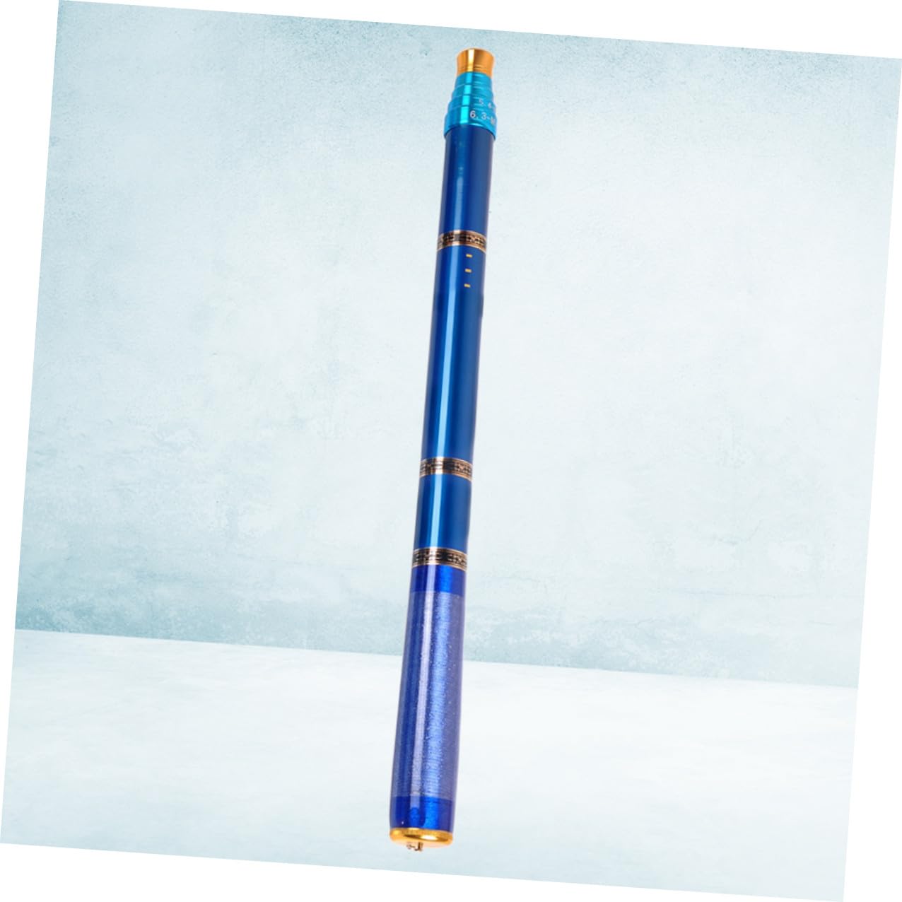 Fibra di Carbonio Canna da Pesca Blu Ultra Corta Retrattile
