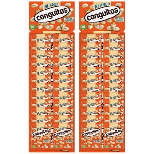 Conguitos chocolate blanco panoplia 864 G : 48 bolsitas x18 g c/u