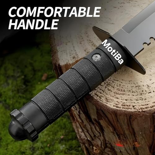 Image of MotiBa Kitchen Knife with Cover for Kitchen and Home (Black, Set of 1)