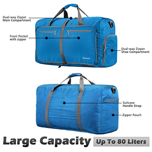 Gonex 150L Sky Blue Duffle Bag