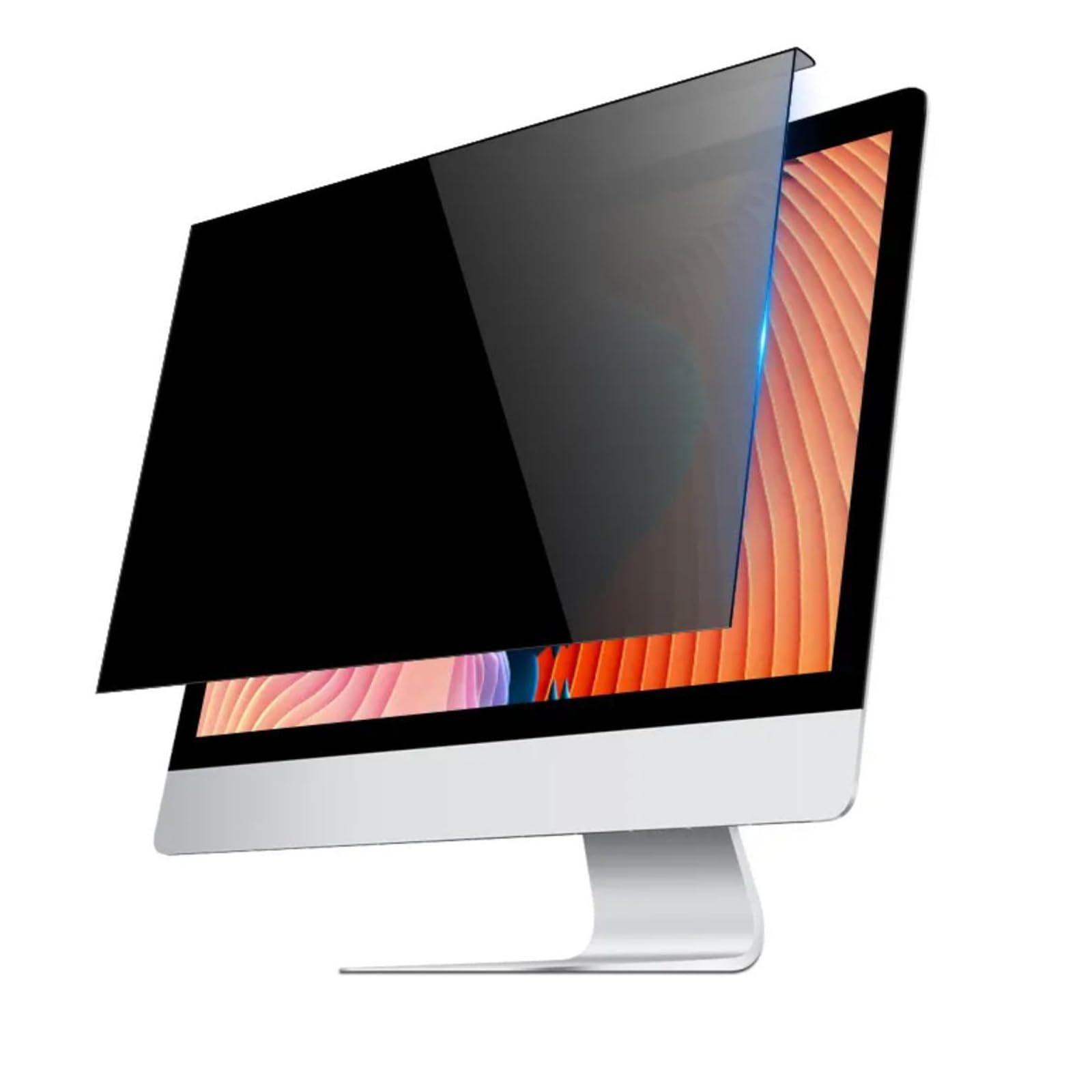 Aioneer Removable Computer Anti-Spy Protection Cover, Widescreen Desktop Anti-Spy Display Film, Anti-Glare And Blue Light Acrylic Filter, Hanging Design, Easy To Open And Close-32in 730 * 440mm