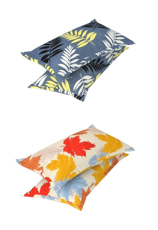 BSB HOME Present Designer Printed 4 Piece 100% Pure Cotton Pillow Cover Set- 20" X30" Inches, (Multicolor,Grey & Red) (B0CTG4KS86) Amazon Price History, Amazon Price Tracker