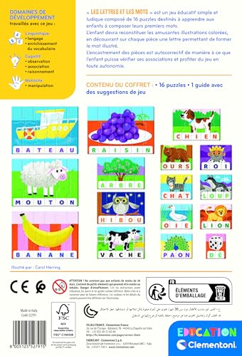 Les lettres et les mots Clementoni Jeux - vue 4
