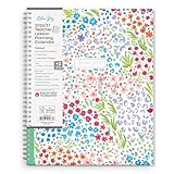 Blue Sky 2026-2027 Weekly and Monthly Academic Year Teacher Lesson Planner Calendar, July 2026 - June...