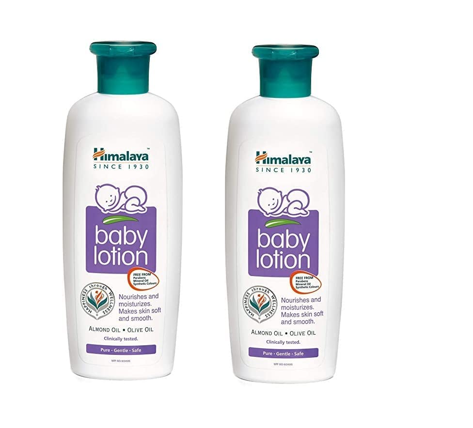 Himalaya Baby Body Lotion For All Skin Types,200ML (Pack of 2)-image-1
