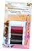 Produktbild folia 13702 - Kunstlederbänder Set, 4 Spulen in 4 verschiedenen Farben, je 3 mm x 1,5 m