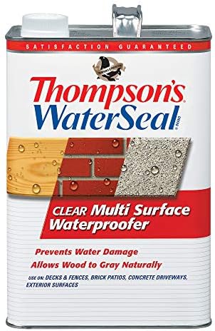 Thompson's WaterSeal Multi-Surface Waterproofer Stain, Clear, 1 Gallon