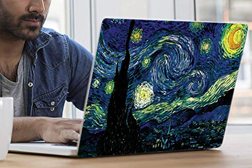 Image of Galaxsia Starry Night Vinyl Laptop Skin Sticker Cover Decal Protector Fits for All Laptop Brand Models of Size 15.6 Inches.