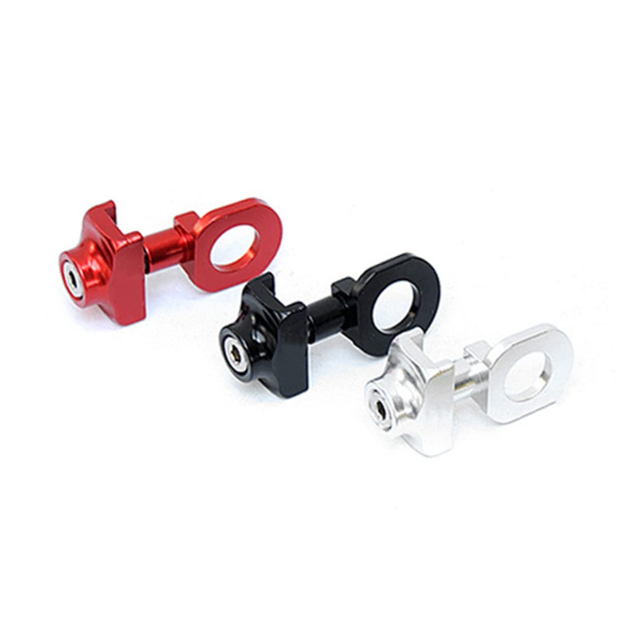 HAPINARY Bike Chain Repair Bicycle Chain Tensioner Sturdy Fastener Bolt Red Adjuster