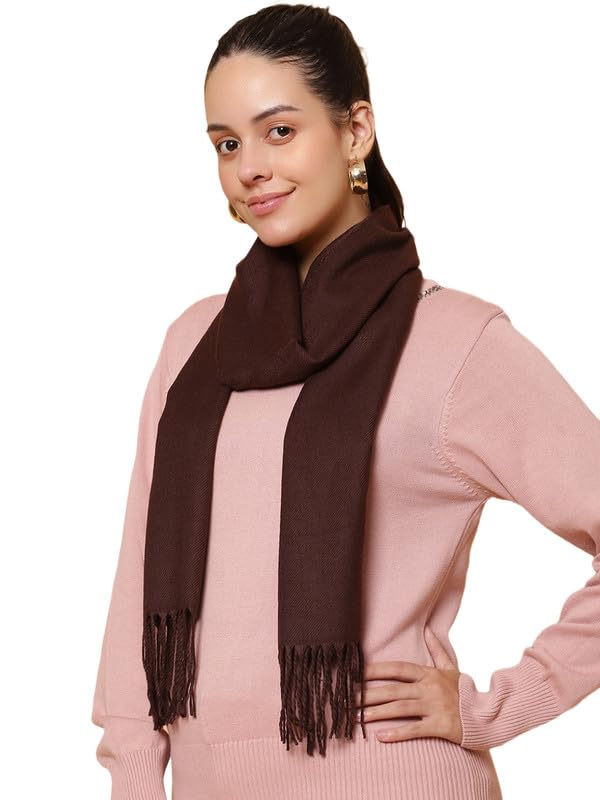 jmt wear Women's Winter Woolen Plain Muffler-picture-18