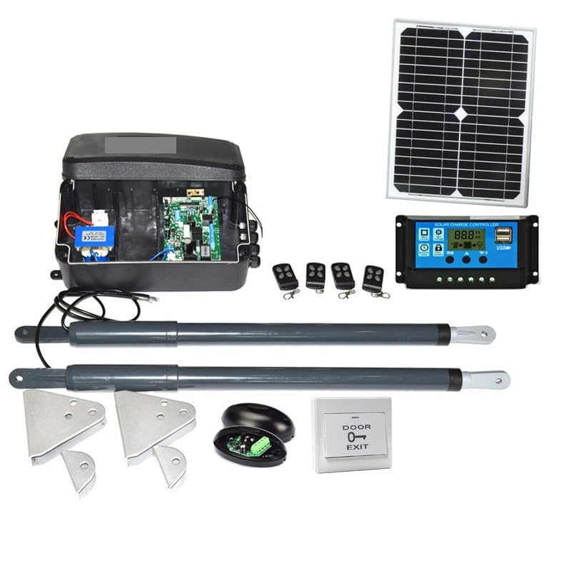Układ słoneczny Podjazd Elektryczny siłownik liniowy 12VDC 200kg Silnik System silnika Automatyczny mechanizm otwierania bramy skrzydłowej GSM 2 piloty Podjazd mieszkaniowy(Kit 4)