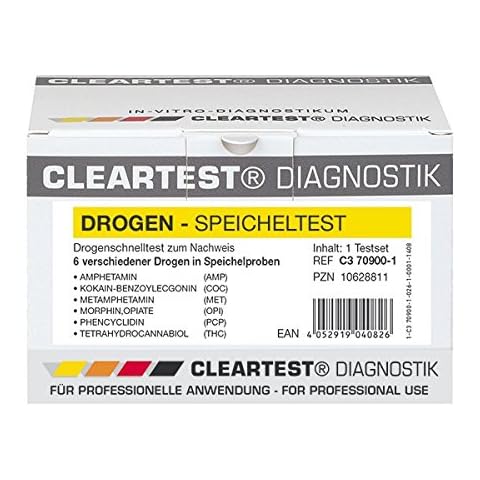 CLEARTEST 10628811 Drogen-Speicheltest Eco Cover