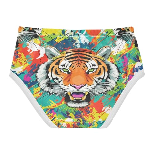 Face Tiger Animal Toddler Girls's Underwear 2T 202c16052