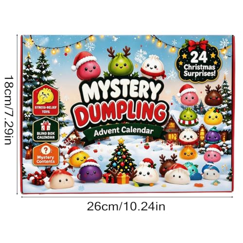 Christmas Squishies Advent Calendar Cute Xmas Countdown Calendar for Adults - image 3