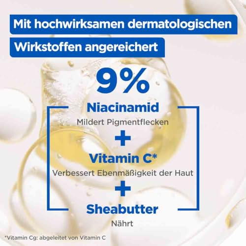 Mixa feuchtigkeitsspendende Anti-Pigmentflecken Allzweckcreme, Geeignet für Gesicht, Körper & Hände, Niacinamide Bright, Hypoallergen, 400 ml