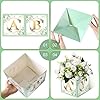 Bucherry 6 Pcs Baby Shower Centerpieces with Letters, 7" Baby Blocks Flower Boxes for Table Decorations, Gender Reveal Party Supplies & Photo Props(Green,Sage Green Leaf) #4