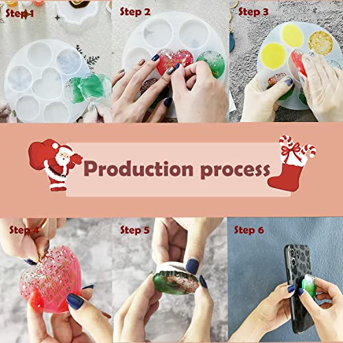 WILTEEXS Portachiavi Rotondo in Resina a Forma di