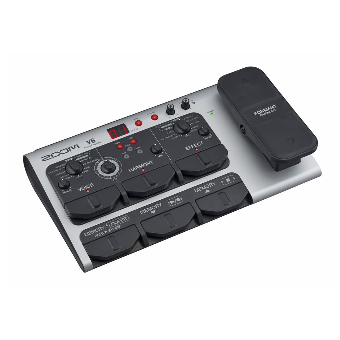 Zoom V6-SP - Dispositivo de efectos vocales para voces y cable XLR keepdrum