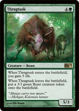 Magic: the Gathering - Thragtusk (193) - Magic 2013