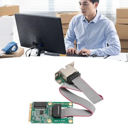 Mini PCI-e Tarjeta de Red Gigabit, Adaptador Ethernet para Máquinas de Control Industrial PCB miniatura 2