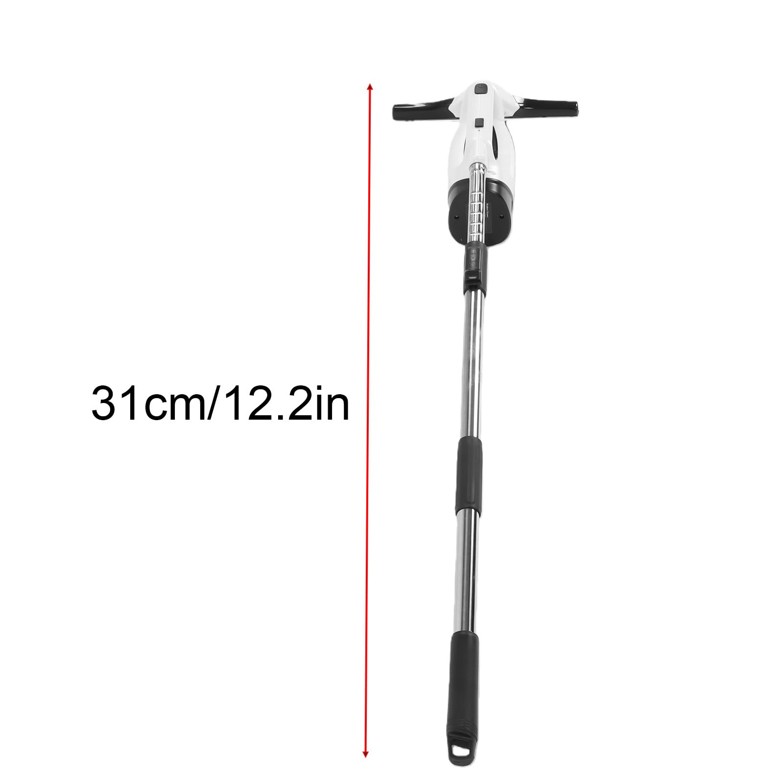 Fockety Fenstersauger, Kabelloser Elektrischer Fenstersauger, Wiederaufladbares Fensterreinigungsgerät mit 150 Ml Wassertank und Sprühflasche für Spiegel, Duschtüren, Fliesen (Black)