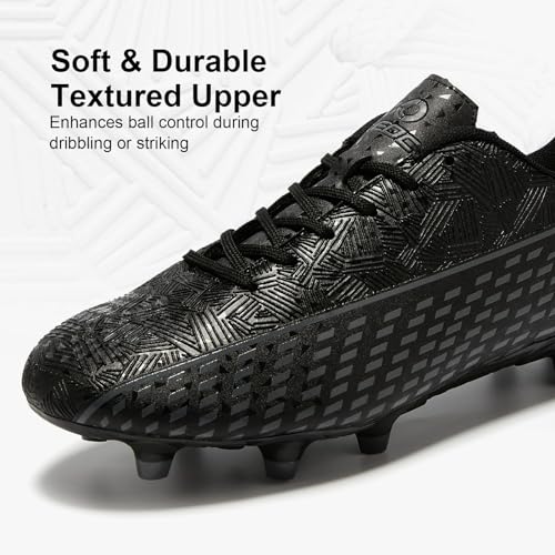Image of Men's Soccer Cleats Women Outdoor Frim Ground Football Shoes