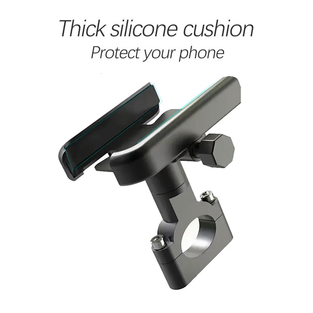 Porta Cellulare Moto Porta Telefono Manubrio Moto e Bici Ruotabile a 360 Supporto Telefono Staccabile per Benelli TRK 251 502 552 702 502X TRK552 TKR552 TRK502 - -