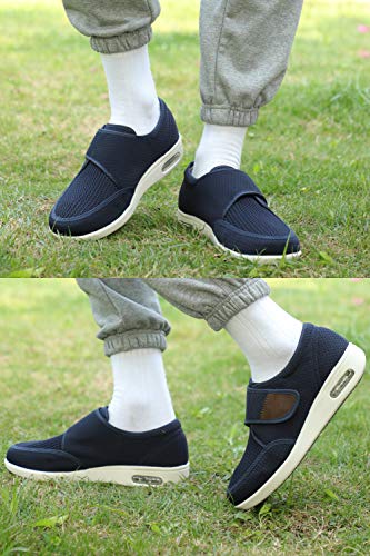 Men's Diabetes Adjustable Sports Shoes with Anti-Slip Soles and Air Cushion Design 7