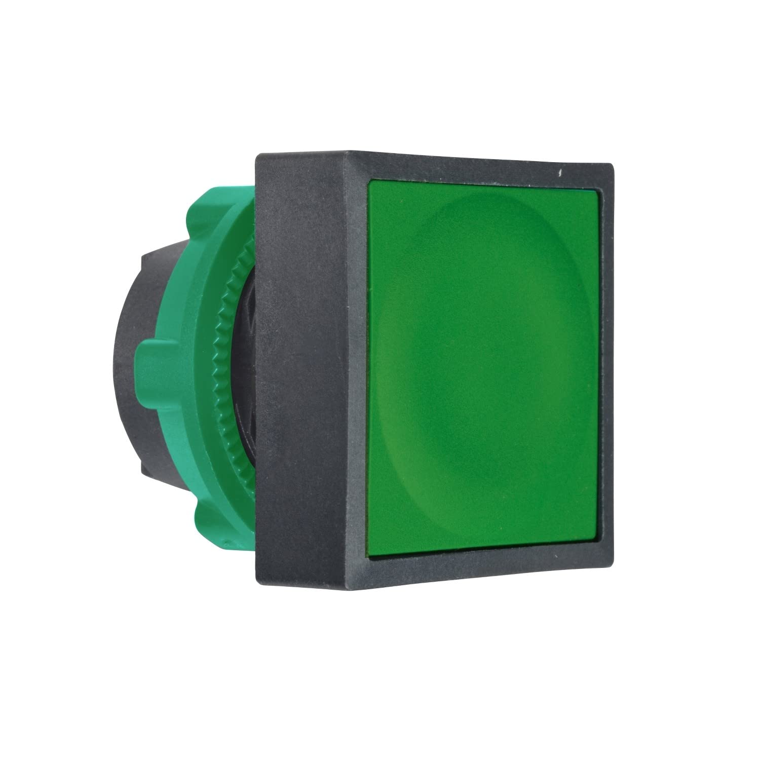 Schneider Electric ZB5CA3 Square Flush Head, Green Square Flush Pushbutton Head Ø22 Spring Return Unmarked
