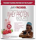 Jay Robb Whey Isolate Protein Powder, Low Carb, Keto, Vegetarian, Gluten Free, Lactose Free, No...