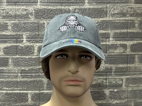 Image of Bigfoot Sasquatch Gifts for Cryptid Lover, Adult Funny Baseball Cap | Bigfoot Adventure Theme, Outdoor Lifestyle Design, Durable Cotton Construction, Comfortable Adjustable Fit