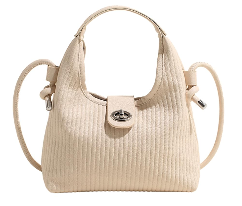 Ruched Bag Hobo Bags for Women Shoulder Bag Cute Tote Bag Satchels Crossbody Purse Summer Beach Bag Travel 2024