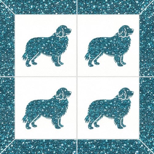 Carreaux de sol vinyle bleu pailleté 30,5x30,5 cm revêtement adhésif cuisine