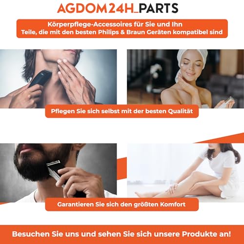 Ersatzbürste Bürstenkopf SC5991/10 Sensitive kompatibel mit Philips Gesichtsbürsten VisaPure Essential/Mini/Advanced Serie