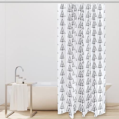 Rideau de douche sapin de Noël imperméable 183x183 cm