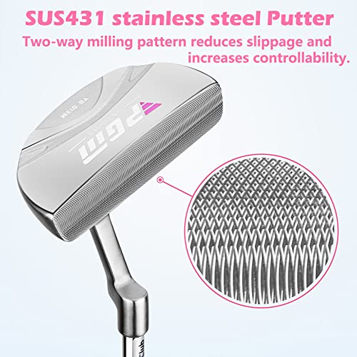 Conjuntos-de-Golf-para-MujerSet-Completo-para-Principiantes11-Palos-de-Golf-con-Bolsa-de-TransporteEje-de-GrafitoMujer-Mano-Derecha