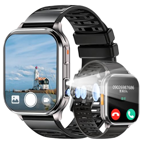 �X�}�[�g�E�H�b�`�y2026�N�ƊE�ŐV���� �J�������� �^��^���@�\ DIY���敶���Ձz2.01�C���`������ �R�p�K�i �X�|�[�c�E�H�b�` IP68�h�� ���[�J�����y�Đ� ���y�ۑ� Bluetooth5.3�ʘb iPhone/�A���h���C�h�Ή� smart w