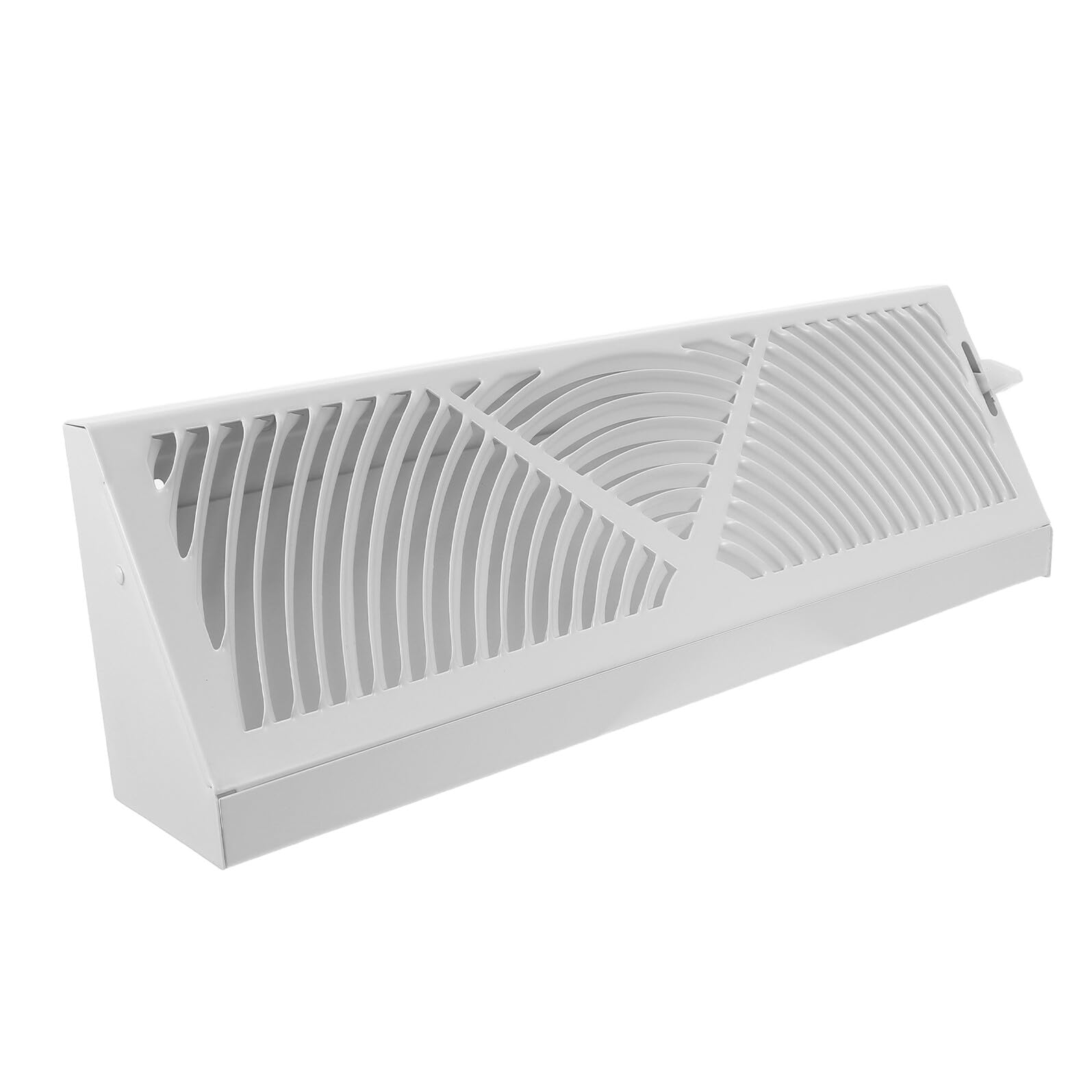 Grille de ventilation de sol blanche métallique pour climatisation