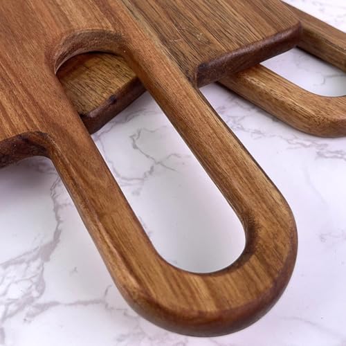 Planche à pizza à fromage en bois polyvalente avec poignée de cuisine