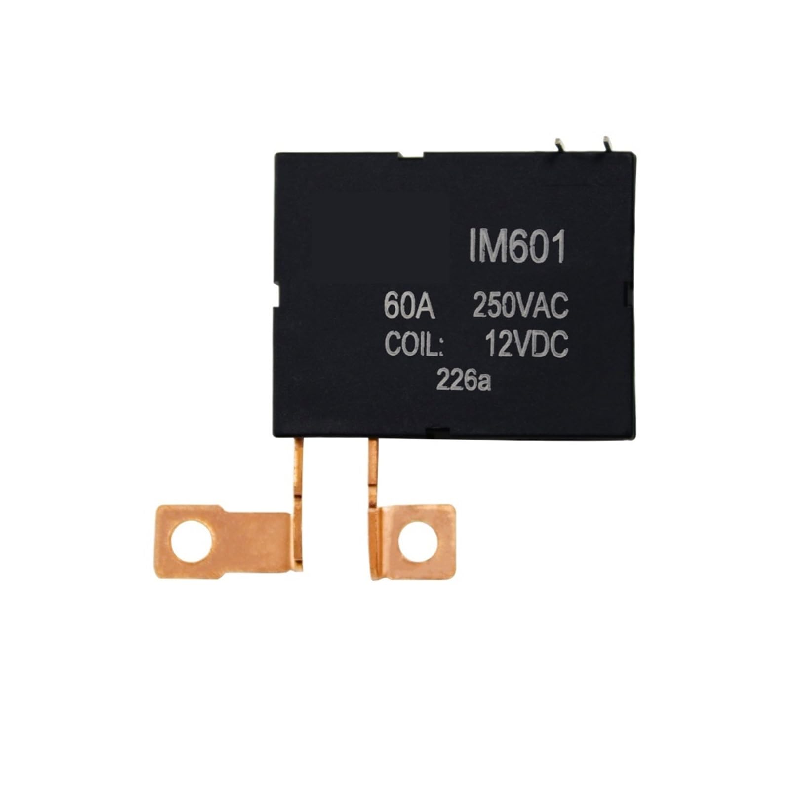 BALYDLUL Remote Control Switch 60A 250VAC 12V SPST NO Electromagnetic Power Relais Bistable Latching Relay(12V 1 Coil ScrewType)