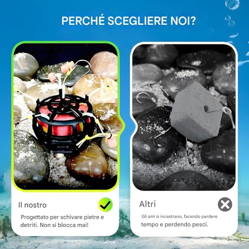 Cage pour appâts et distributeur de granulés eau douce carpe truite - 6